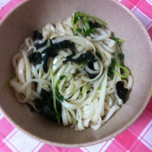 簡単　ぶっかけうどん